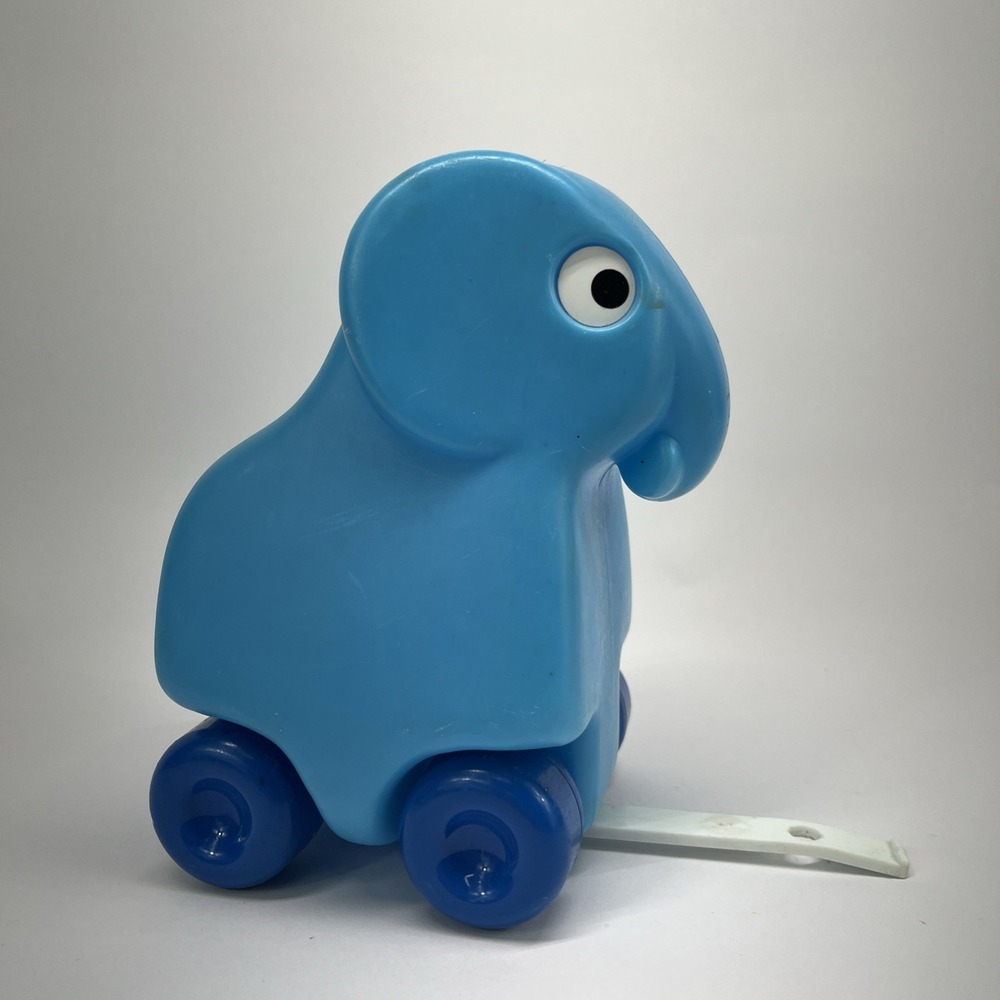 Little Tikes Vintage Replacement Toy Wagon N Friends Animals‎ Blue Elephant 6"